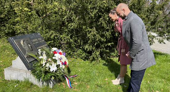 Město Plzeň si připomnělo výročí úmrtí Luďka Pika