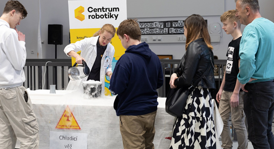 V Centru robotiky poprvé uspořádali jaderné odpoledne