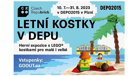 Výstava Letní kostky v depu je prodloužena, depo v září láká také na street food market nebo hudební večery