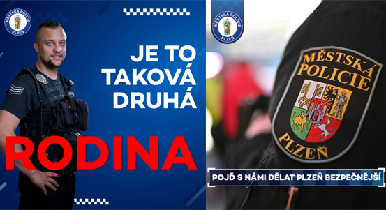 Pojď s námi dělat Plzeň bezpečnější. Městská policie Plzeň spustila náborovou kampaň