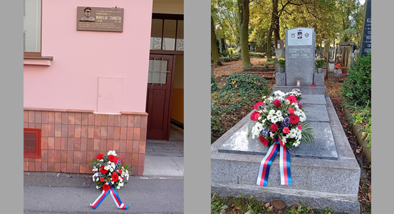 Město si připomnělo výročí narození generála Miroslava Štandery