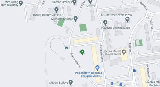 Město Plzeň ve Skvrňanech vystaví nová parkovací místa