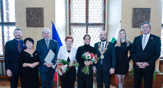 Světoznámou tenistku Barboru Strýcovou i další tři významné osobnosti ocenilo město Plzeň