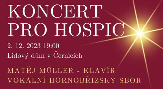 Černice uspořádají benefiční koncert ve prospěch Hospice sv. Lazara