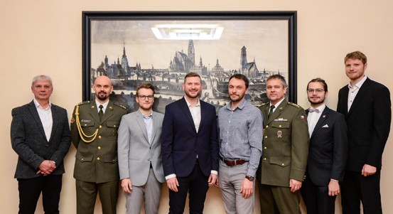 Úspěšné střelce ze dvou plzeňských klubů přijal radní Tomáš Morávek