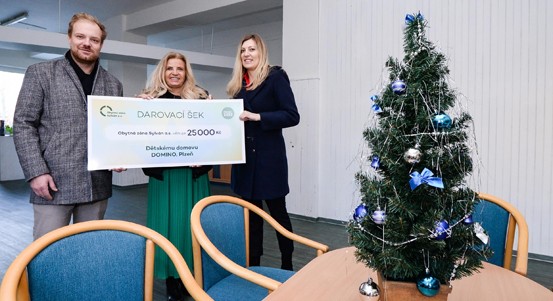 Město opět podpořilo dětský domov Domino
