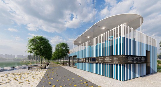 U Boleváku vyroste nové pobytové místo se stánkem se střešní terasou i molem