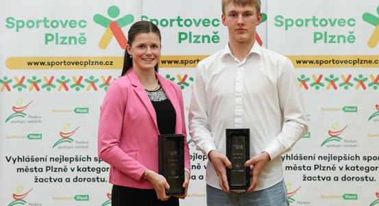 Sportovci Plzně 2023 jsou Jan Baumruk a Eva Matějovičová