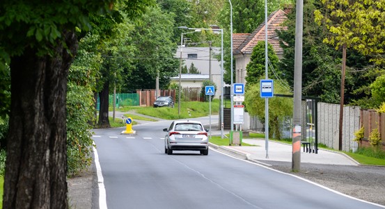 V plzeňském Ráji je díky úpravám komunikace a zastávek bezpečněji