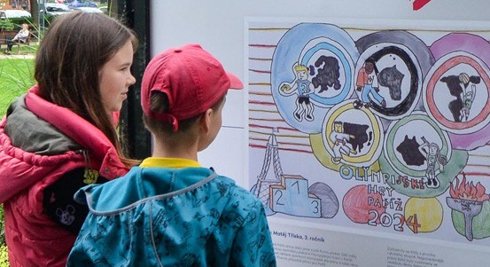 Děti ukazují, jak vidí olympijská klání