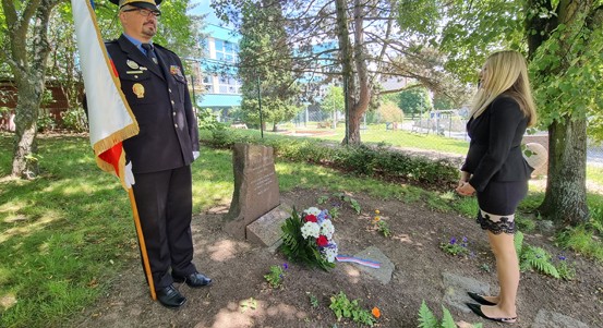 Na Lochotíně si připomněli oběti vyhlazení Lidic a heydrichiády