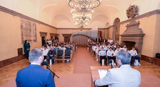 Zástupci města poděkovali sportovcům