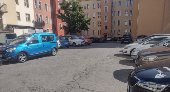 Prostor vnitrobloku v Guldenerově ulici se promění