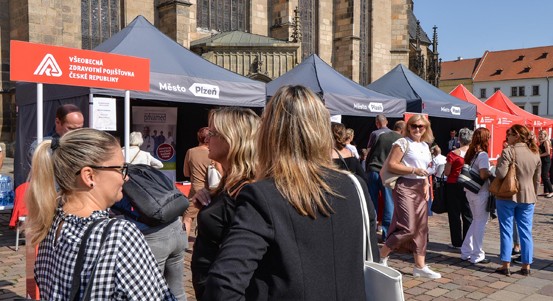 Náměstí Republiky se proměnilo v ordinaci. Konal se den veřejného zdraví