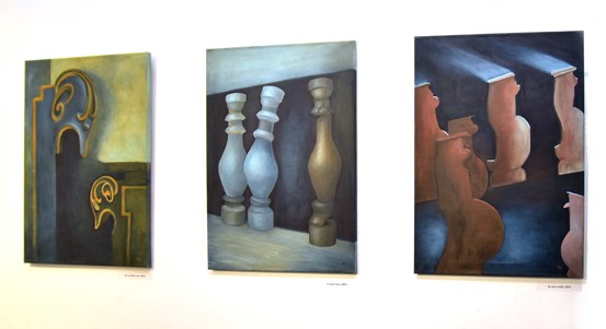 Alice Kopečková vystavuje v Galerii Jiřího Trnky, zve svými obrazy do světa imaginace