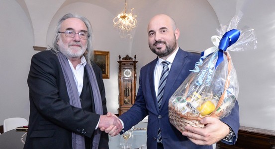 Vladimír Líbal oslavil sedmdesátiny, setkal se s primátorem Romanem Zarzyckým