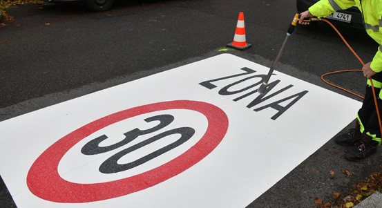 Na Borech vznikla nová Zóna 30