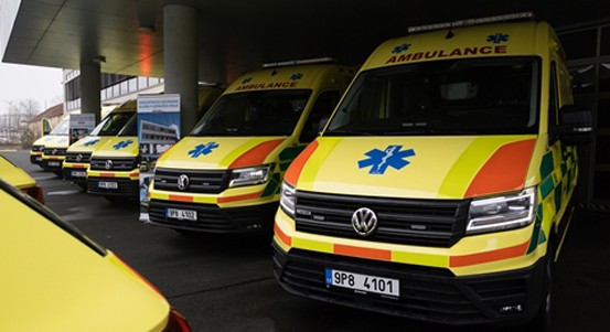 Krajská záchranná služba představila několik nových vozidel