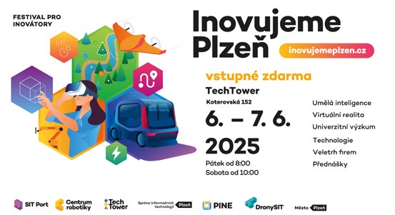 Na festivalu Inovujeme Plzeň uvidíte roboty v akci, drony ve vzduchu i kamion plný techniky