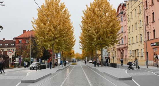 Nová tvář Klatovské. Plzeň plánuje zelenější a bezpečnější ulici