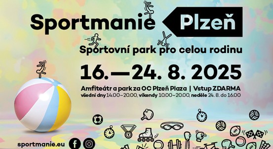 Sportmanie Plzeň začíná už v sobotu. Přinese s sebou dopravní opatření