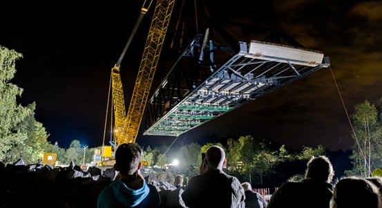 Historická konstrukce plzeňského Faltusova mostu je na novém místě