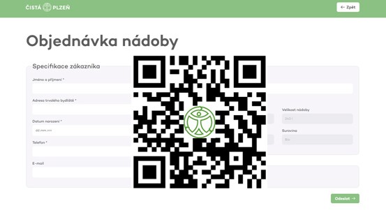 Plzeň posiluje individuální sběr bioodpadu, k objednání lze využít QR kód