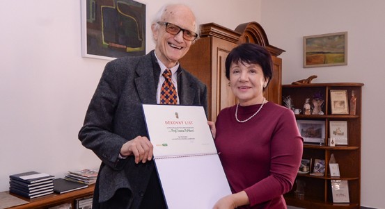 Radní Eliška Bartáková popřála Ivanu Paříkovi k životnímu jubileu