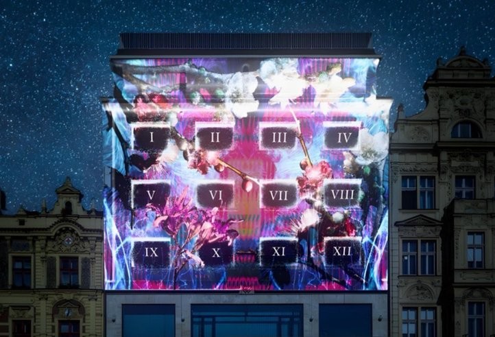 Místo novoročního ohňostroje bude letos videomapping. Fotografie: archiv MO Plzeň 3 251229_videomapping