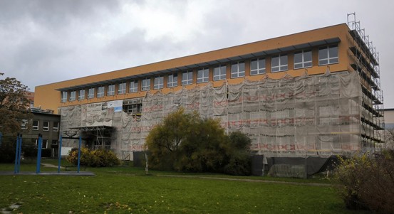 13. základní škola, přístavba a nástavba školy - realizace