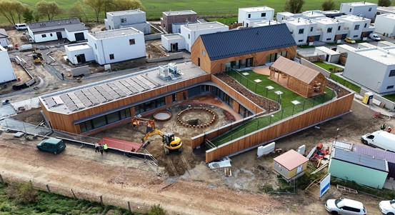 Výstavba nové budovy Mateřské školy Újezd