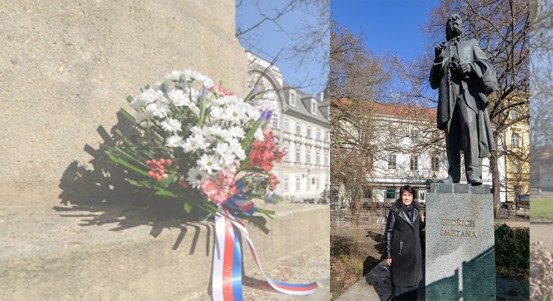 Pietní akt připomněl výročí narození skladatele Bedřicha Smetany, festival Smetanovské dny pokračuje