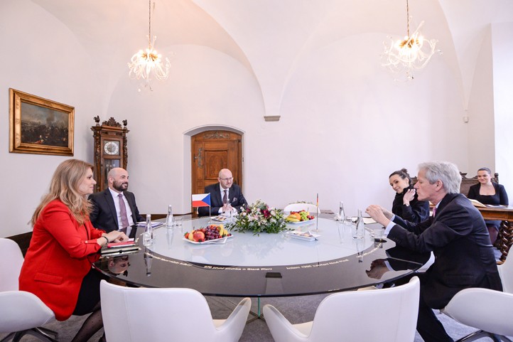 Přijetí na plzeňské radnici (fotografie: M. Pecuch) 260317_Velvyslanec_nemecko_1