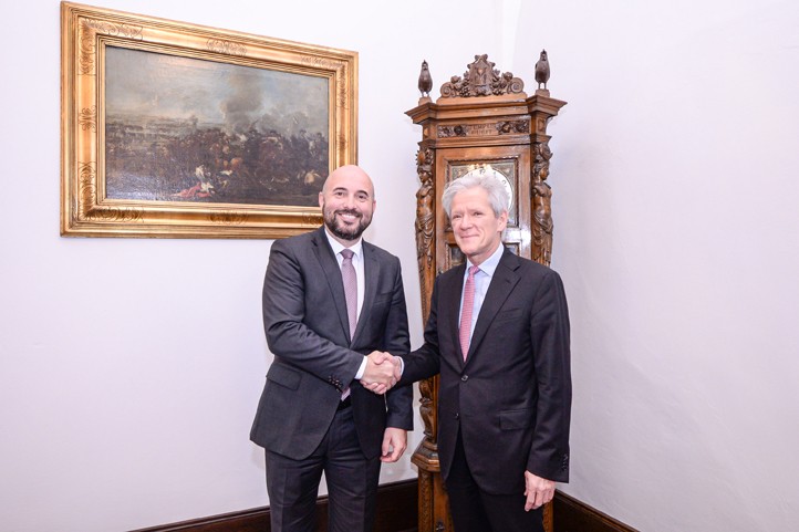 Přijetí na plzeňské radnici (fotografie: M. Pecuch) 260317_Velvyslanec_nemecko_2