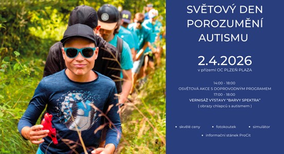 ProCit v dubnu nabídne akce na podporu autismu