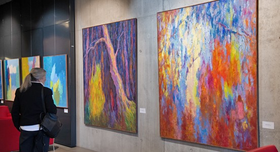 Václav Malina vystavuje ve foyer Nové scény