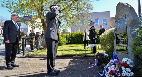 Pietní akt připomněl sestřelené letce