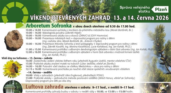 Víkend otevřených zahrad: Průvodci provedou třemi zahradami města Plzně