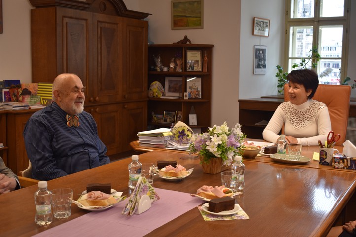 Přijetí na plzeňské radnici (fotografie: B. Hájková) 260611_Hlobil_2