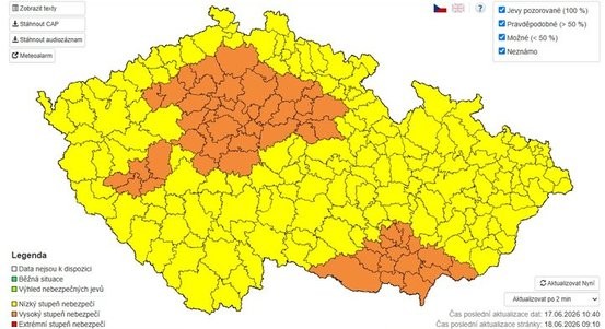 Výstraha: dorazila vlna veder. Buďte opatrní