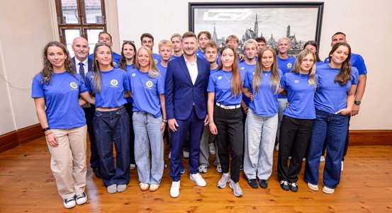 Město Plzeň ocenilo úspěšné mladé plavce