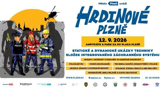 Hrdinové Plzně představí práci i moderní technologie záchranných složek