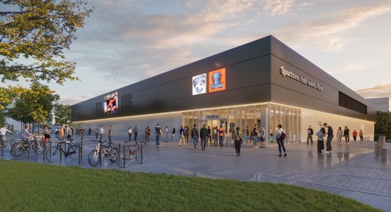 Plzeň zahájila stavbu nové víceúčelové sportovní haly na Borských polích za půl miliardy korun