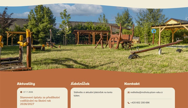 Nový web MŠ Lhota (zdroj: SITMP) 260921_Web_MS_Lhota