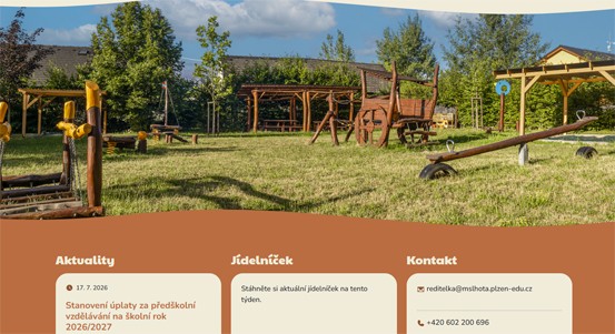 Studentské návrhy webů se dostaly do praxe. Dvě plzeňské školy mají nové stránky