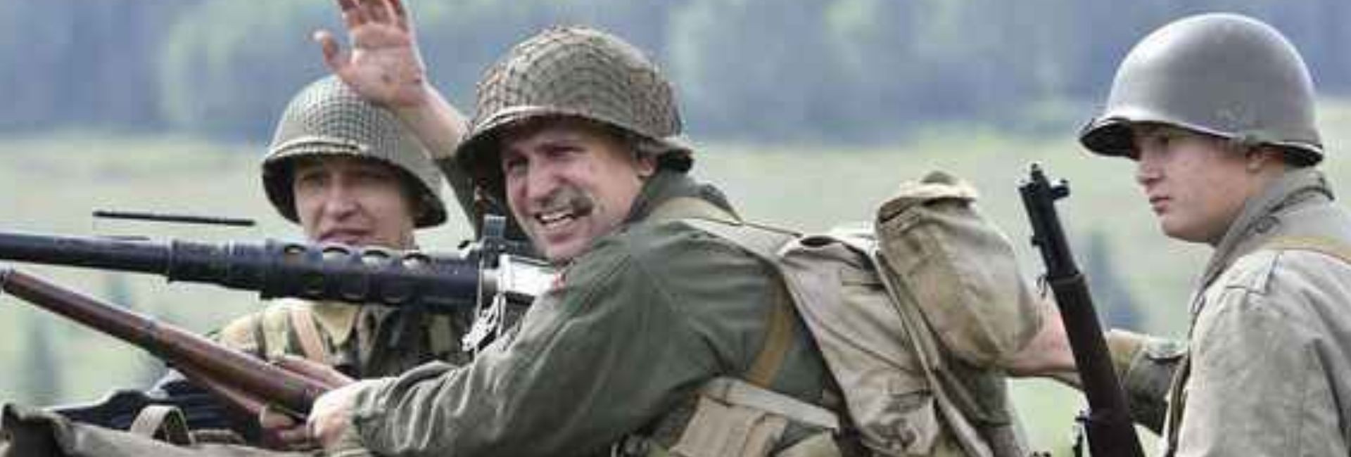 End-of-war combat demonstration