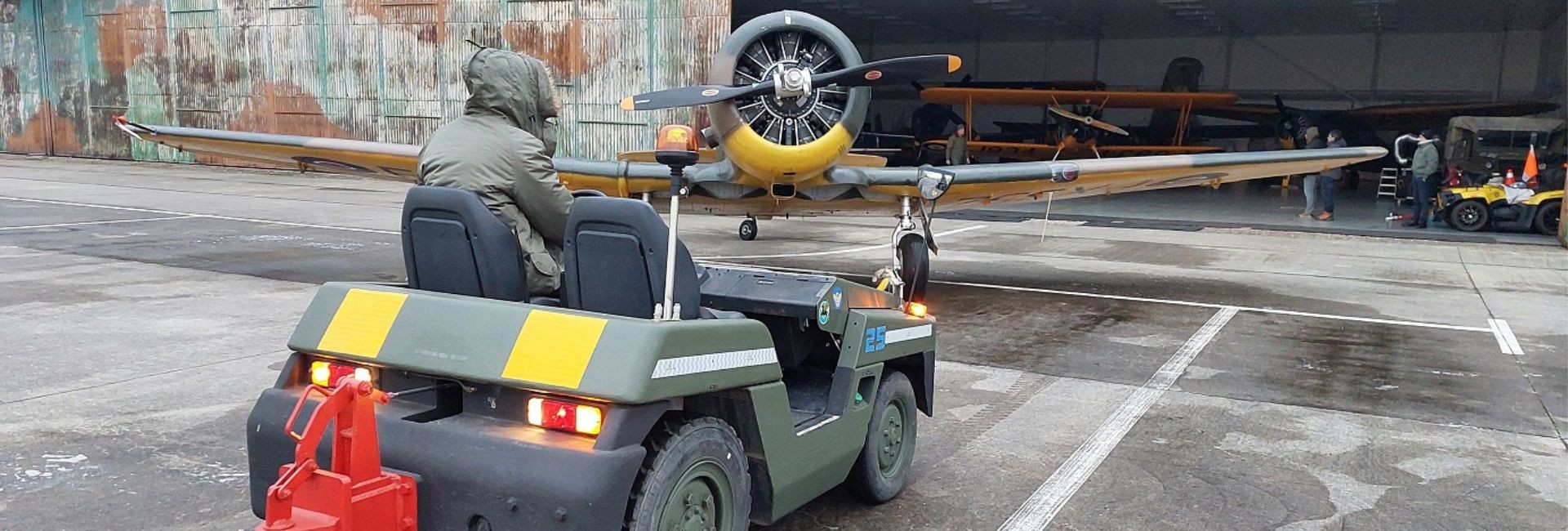 Museum in Hangar 3 at Pilsen–Líně Airport