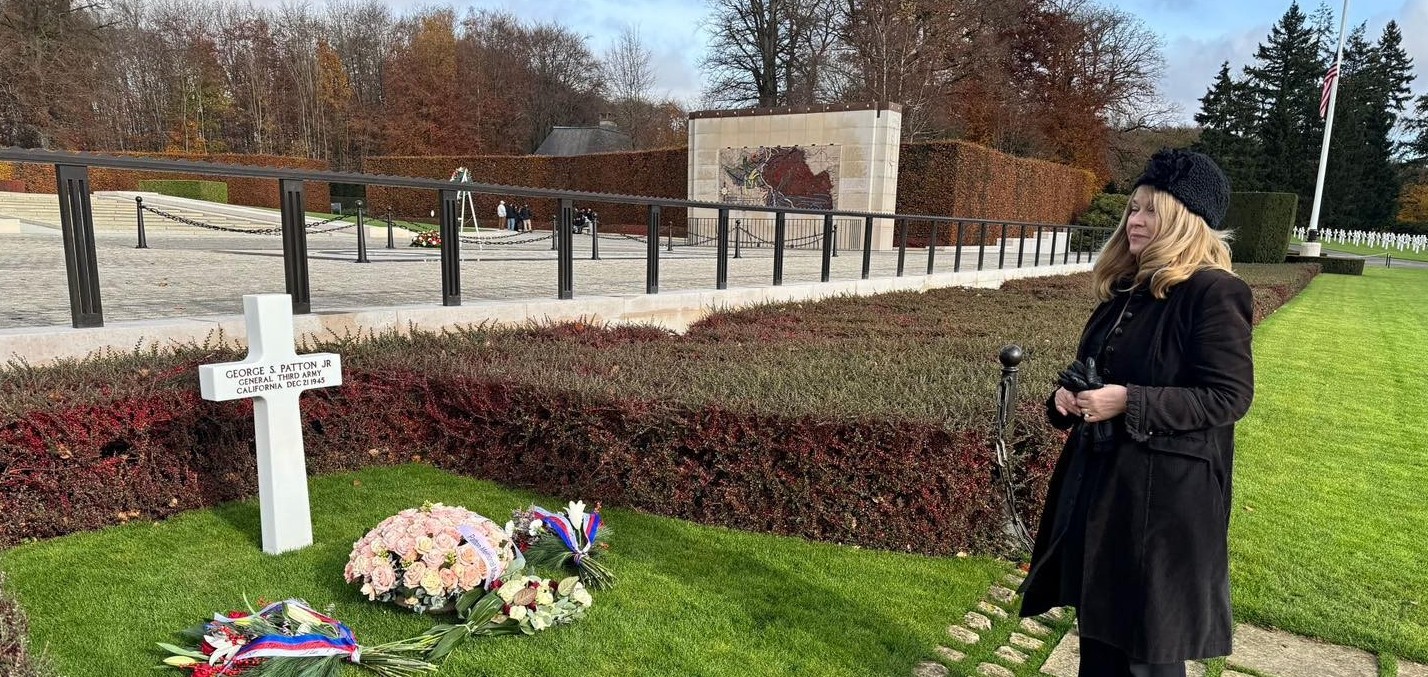 Velvyslanectví České republiky v Lucembursku a město Plzeň si připomněly 140. výročí narozeni generála Pattona