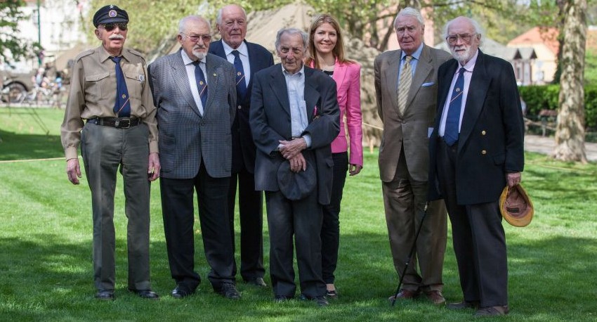 Pavla Kocourková a belgičtí veteráni