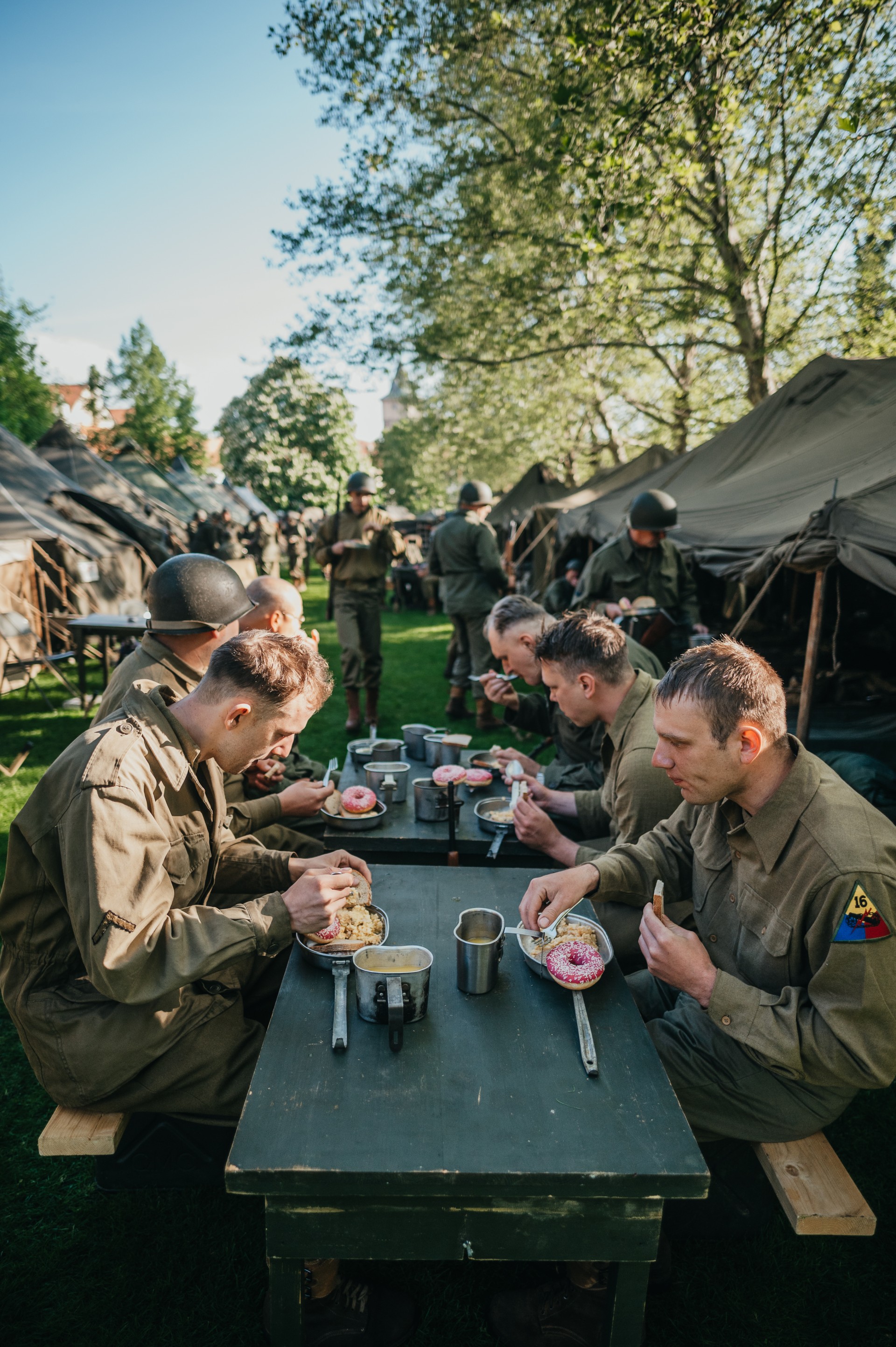 Klub vojenské historie 16. obrněné divize vybuduje oblíbený autentický vojenský kemp